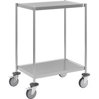 Kongamek, Chariot à tablettes en inox, soudé, L x l x h 650 x