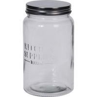Boccaccio in vetro con tappo per alimenti e conserve cibo boccacci -2000 ml