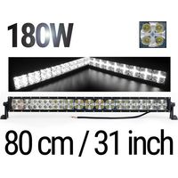 LED-Bar 80 cm – LED-Dioden-Bar-Scheinwerfer mit Tagfahrlicht CROSS DRL 180W, 12V/24V mit 2 Betriebsarten