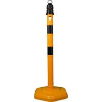 Palo di blocco polipropilene giallo/nero Ø 63 mm - 12403 SG