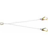 Cordino fune doppio di posizionamento max 150kg TRACTEL Bianco 1.00 m