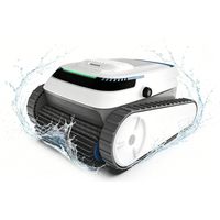 AIRROBO PC10 Robot de piscine sans fil - 3 modes de nettoyage - Navigation intelligente - Retour automatique - 120 min d'autonomie - Jusqu'à 170 m²