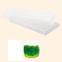 Bac à glaçons - AC-DÉCO - 84 mini cubes - Plastique alimentaire - 1.2 cm - Blanc