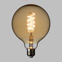 Ampoule Spirale E27 Vintage Globe Ø 125 Blanc Chaud 4W