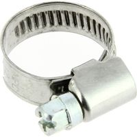 20 Colliers acier crémaillère emboutie bande pleine 9mm Ø12 à 20