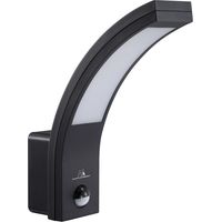 MACLEAN MCE244 B LAMPE LED AVEC DÉTECTEUR DE MOUVEMENT PIR NOIR 10W IP54 750LM BLANC (4000K)