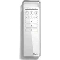 Nice – Transmetteur de télécommande radio portable P6 – 6 canaux – Fréquence 433,92 MHz – Portée 200 m – Compatible rideaux et volets roulants