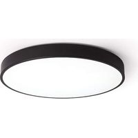 Modern Ultra-Bright LED Ceiling Light Iron Creative Design Ultra-Thin Round Flush Mount Ceiling Lamp for Home Decor Black