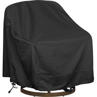 Housse de chaise longue d'extérieur (1 paquet), compatible avec chaise de jardin (99 l x 94 p x 96 h), housse imperméable pour meubles