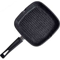 Padella griglia da 24 cm in alluminio pressofuso rivestita in materiale C3 plus