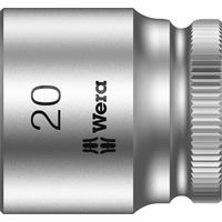 Douille 6 pans extérieurs 20 mm Longueur: 30 mm Wera 05003565001 Propulseur: 3/8" (10 mm) 1 pc(s)