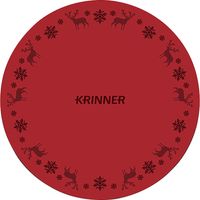 Krinner Weihnachtsbaumunterlage Ø 60 cm rot Weihnachtsbaumdecke