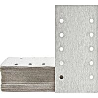 MioTools Shark Klett-Schleifblätter, 230 x 115 mm, 10-Loch, f. Schwingschleifer, Normalkorund (50 Stk.) K40