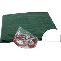 Winterabdeckplane Rechteckbecken aus PEB mit Spannschloss und Spannschnur 6.00 x 3.00 m
