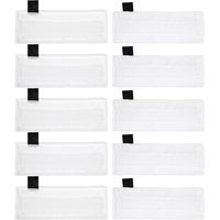 BRAVIX Ensemble de 10 pièces chiffons microfibre nettoyeur vapeur lingettes de remplacement balai vapeur serpillière pour Karcher Easy Fix SC2 SC3 SC4 SC5 Accessoires chiffons serpillière