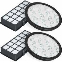 Filtro para aspiradora CHOYCLIT, paquete de 2 filtros HEPA para Rowenta Silence, accesorios de repuesto para filtros ZR903701, Force Cyclonic 4AAAA RO7647EA RO7663EA RO7676EA RO7681EA (modelo RO76xx)