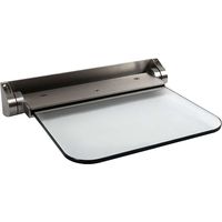 Reming - Klappsitz, Glass/gebürsteter Edelstahl ALT6