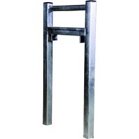 Etrier de coffrage en acier galvanisé 20 cm – Pour panneaux de 27 mm d'épaisseur – Coffrage de maçonnerie – Montage facile