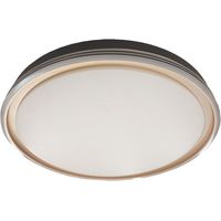 Picola Deckenleuchte schwarz/gold LED 60 W 3000-4200-6500 K 5400 lm (Ø50 x 50 x 50 x 7 cm) mit Fernbedienung