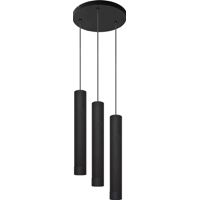 Helam TUBA Plafonnier Suspendu Cluster Noir 30cm