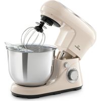 Klarstein – Robot pâtissier multifonction 1300W – Bol inox 5L – Système planétaire 6 vitesses – Crochet pétrisseur inclus