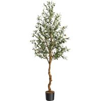 Olivier artificiel 183×cm grande plante décorative interieur exterieur maison bureau balcon sans entretien.
