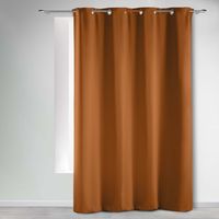 RIDEAU A OEILLETS 135 x 240 CM OCCULTANT UNI OCCULT CAMEL