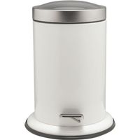 Sealskin Acero Poubelle à pédale 3 litres autoportante Blanc