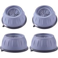 4 stuks anti-vibratievoeten voor wasmachine, machinevoeten, antislip rubber, universele voeten voor wasmachines, geschikt voor de bescherming van wasmachines en verlengen de levensduur