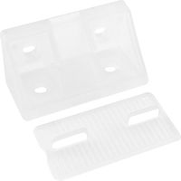 Schrankverbinder Universal, 21 x 21 x 44 mm, Kunststoff transparent