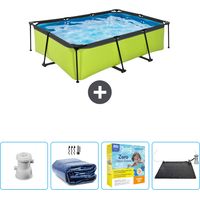 Exit-toys Piscine Exit Rectangulaire - 220x150x65 cm - 5-pièces SCB69