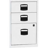 Armario auxiliar PFA 2 cajones 1 archivador colgante blanco