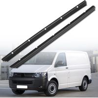 Junta de goma para puerta, junta para puerta delantera izquierda y derecha, apta para VW Transporter T5 T6 7H0837565A 7H0837566A