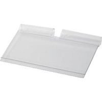 Étui étiquette plastique transparent largeur 7 x Hauteur 4 cm - BOHNACKER FRANCE