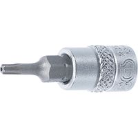 BGS Bit-Einsatz Antrieb Innenvierkant 6,3 mm (1/4") T-Profil (für Torx) mit Bohrung T10 - 2357