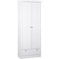 CALICOSY - Armoire 2 portes et 2 tiroirs H80 cm - LANDWOOD