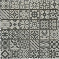 MOSAIQUE ANDALOUSIE GREY 1 PLAQUE 30 X 30CM CASA LINEA
