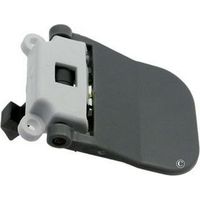 Ersatzteil - Original-Bullaugegriff (grau) - - FAGOR, BRANDT, VEDETTE, SANGIORGIO, PROLINE, THOMSON, OCEAN, BAUMATIC