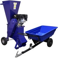 T-Mech Remolque con Neumáticos Todoterreno para Jardinería y Decoración de Exterior con Capacidad para 295 Kgs