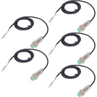 5 Détecteurs de Proximité Inductifs 150Hz 2 Fils NO IP65 AC/DC 0-250V