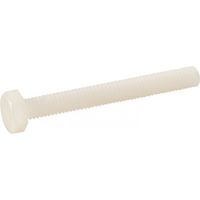 Vis métaux tête hexagonale nylon 6.6 DIN 933 6X16 boîte de 200 - ACTON - 800006X16