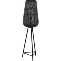 Light & Living - lampada da terra - Adeta - nero - metallo -