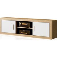 Módulo bajo Nuka 2 puertas Cambria - Blanco (ancho) x 50cm (alto)