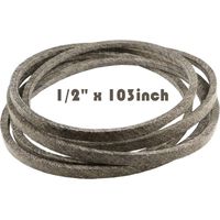 Sollbry Rasenmäher-Deckmesser-Antriebsriemen für John Deere GX20072 GY20570, Cub Cadet/MTD/Troy-Bilt 754-04219 954-04219 OCC-754-04219 1/2" x 103" Hergestellt