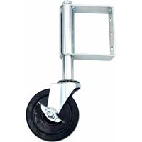 Federbelastete Torrolle – 10 mm Universal-Torrad mit Bremse und 6-Loch-Montageplatte – Stoßdämpfung – Multifunktions-Feder-Schwenkrad