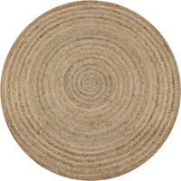 Vidaxl – Tapis jute tressé rond 90 cm – Texture artisanale unique – Durable et facile d'entretien – Idéal pour décoration intérieure