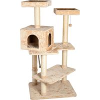 Arbre à chat Makalu 71 x 60 x Hauteur 150 cm couleur beige. - Flamingo