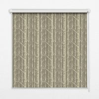 Tenda a Rullo Interna per Finestra - Tenda Filtrante Luce - Tenda Privacy - Tenda Decorativa Rettangolare - Rullo per Interni - (100 cm x 100 cm) - Tronchi d'albero