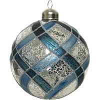 Blaue Weihnachtskugel Ø8 cm