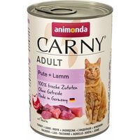 Animonda Carny Adult Katzennassfutter getreidefrei 400 g Pute & Lamm Nassfutter Katze